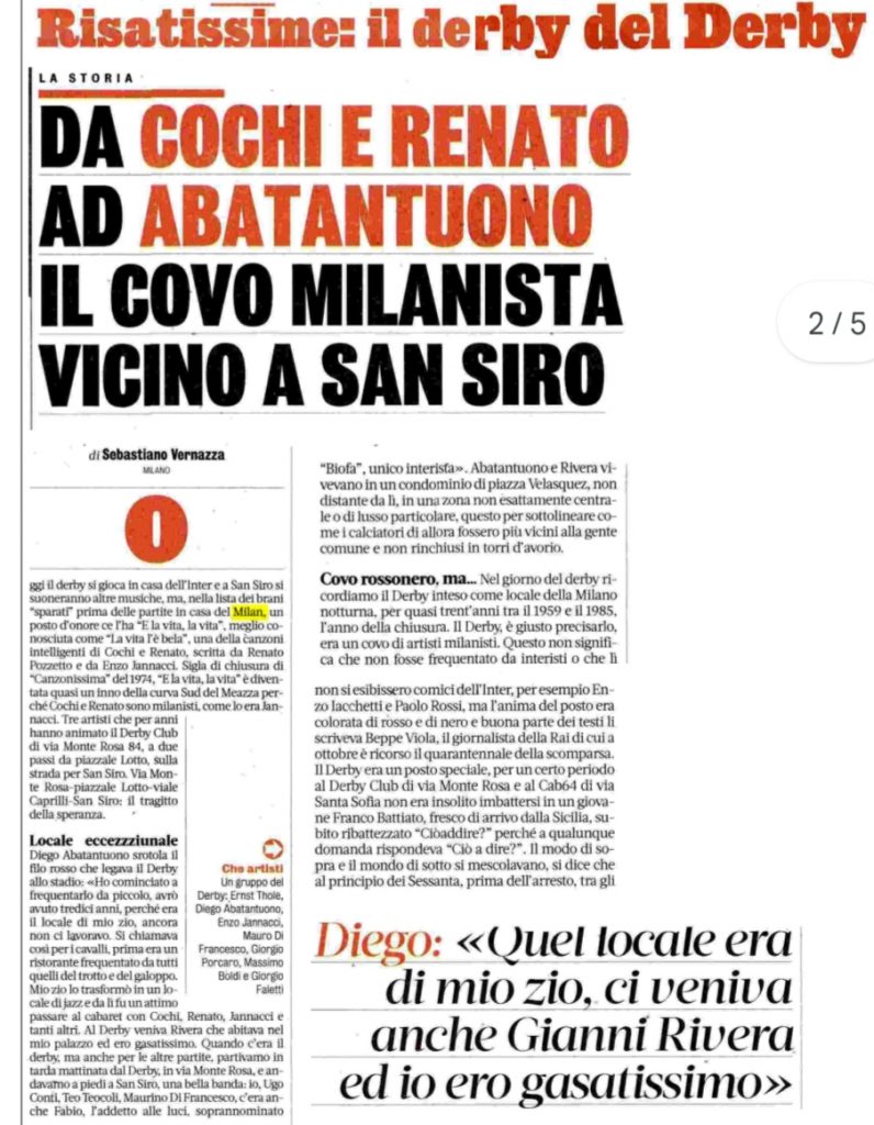 DERBY MILANO