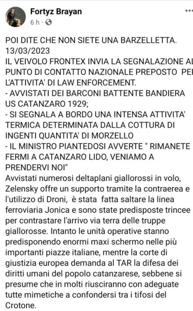 CATANZARO CROTONE