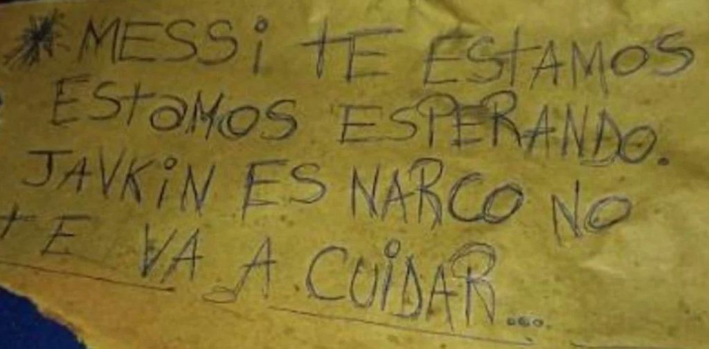 Minacce a Messi