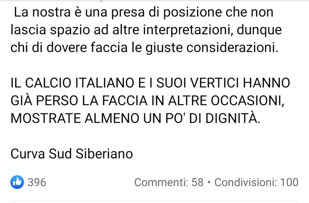 CURVA SALERNITANA