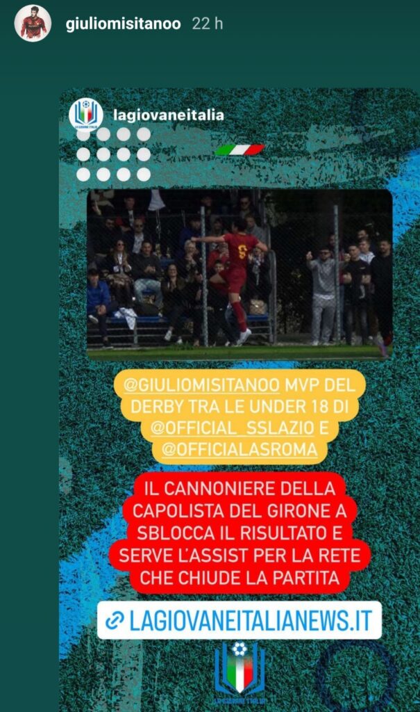 DERBY GIOVANILI ROMA