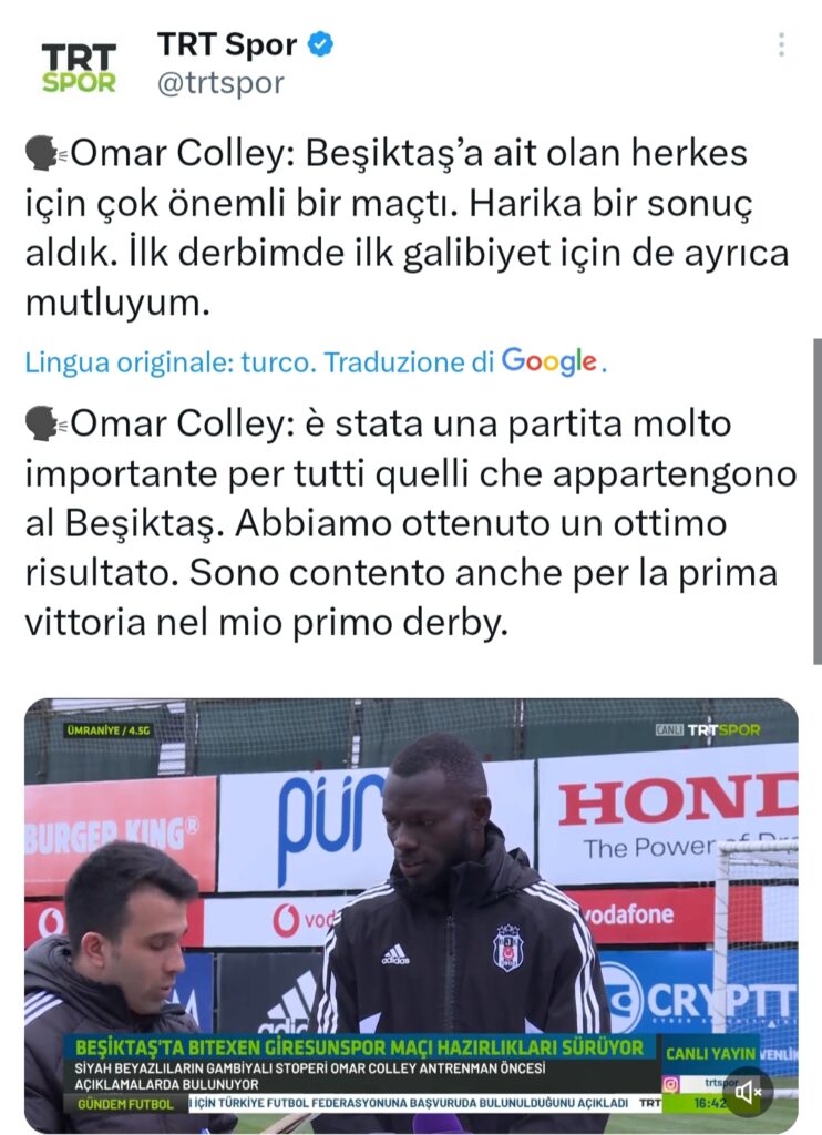 COLLEY BESIKTAS