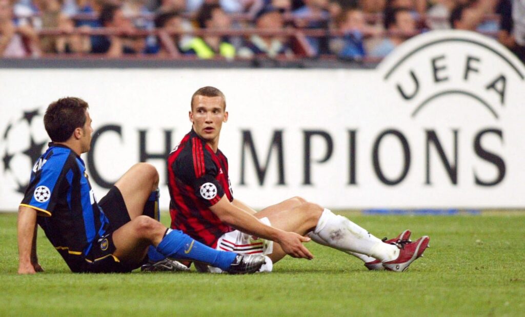 Fussball: CL 02/03, Inter Mailand - AC Mailand