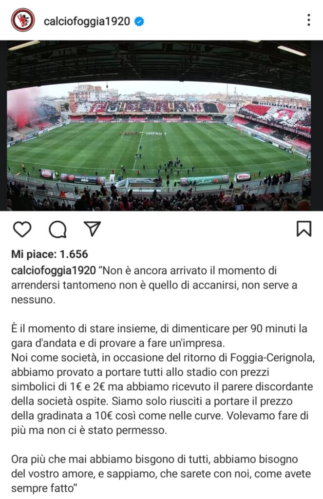 FOGGIA CERIGNOLA