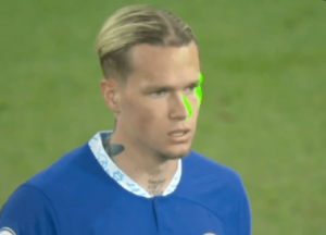 arsenal-fans-shine-laser-at-mudryk-during-chelsea-loss