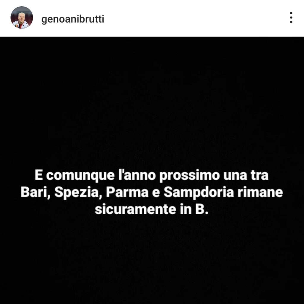 GENOANI DERBY