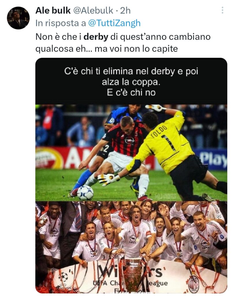 DERBY ISTANBUL MILANO