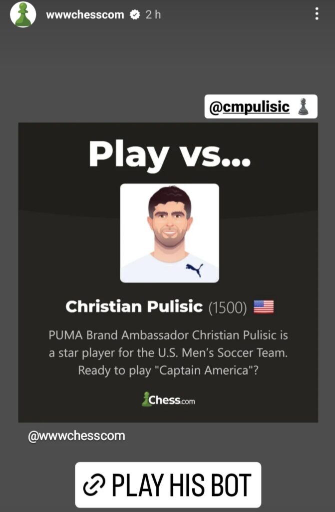 PULISIC SCACCHI