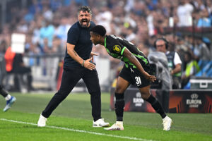 Olympique de Marseille v Brighton &amp; Hove Albion: Group B - UEFA Europa League 2023/24