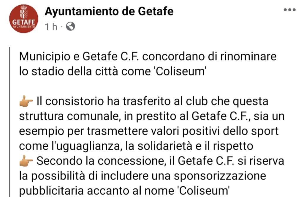 GETAFE COLISEUM