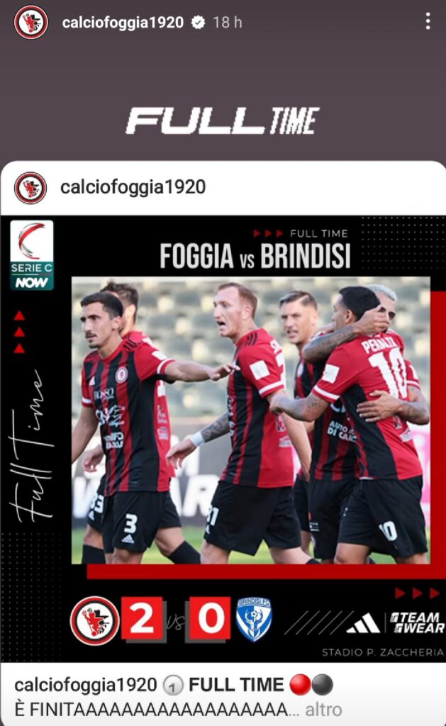 FOGGIA BRINDISI