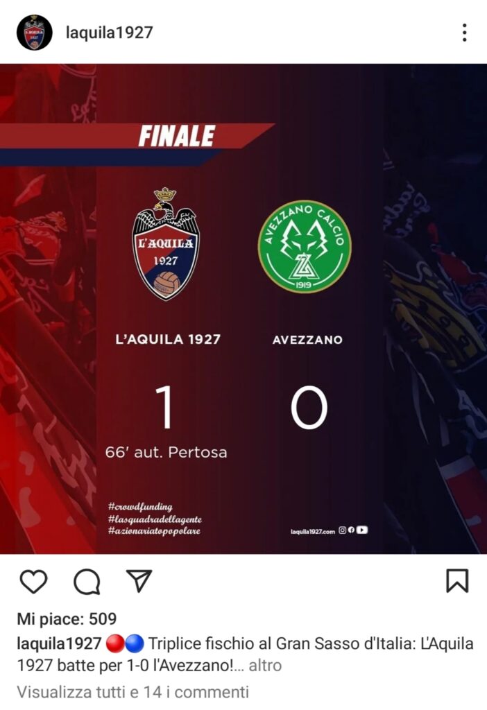 DERBY L'AQUILA