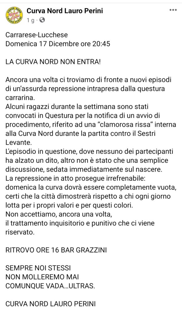 DERBY CARRARESE