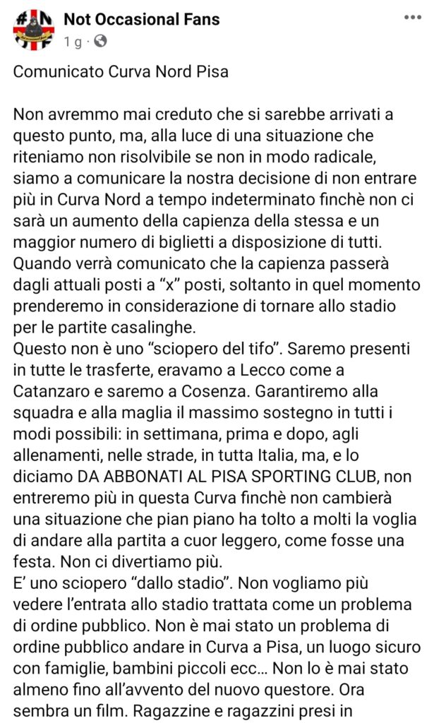CURVA PISA