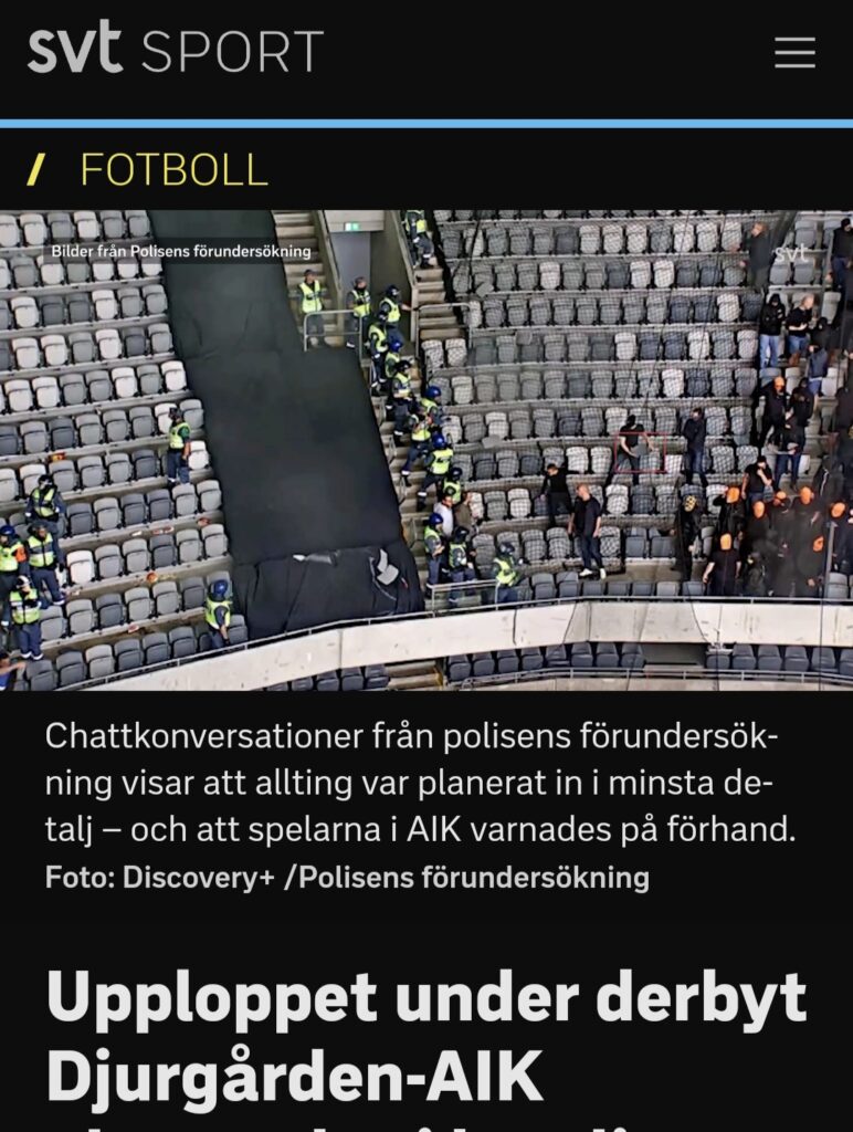 STOCCOLMA DERBY