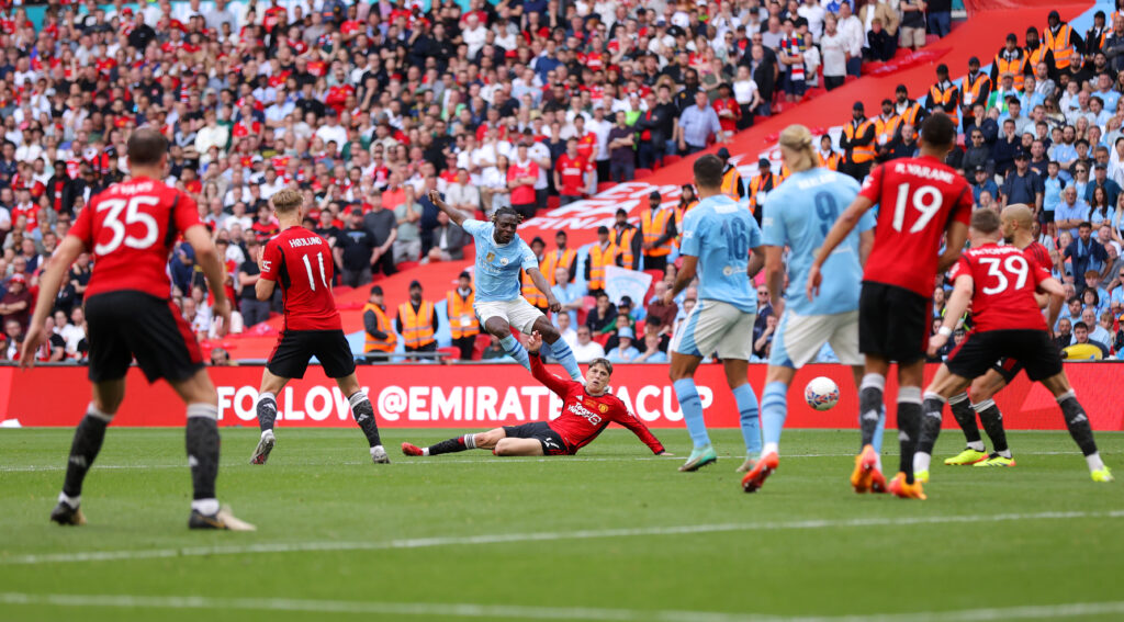 Doku goal nella finale di Fa Cup