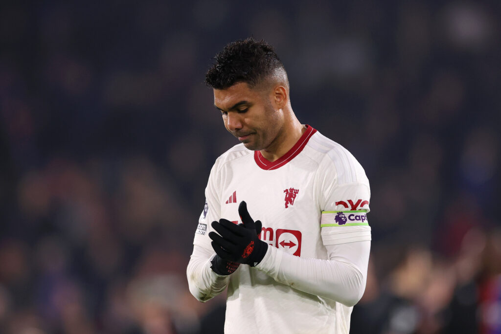 Casemiro disastroso in Crystal Palace - Manchester United