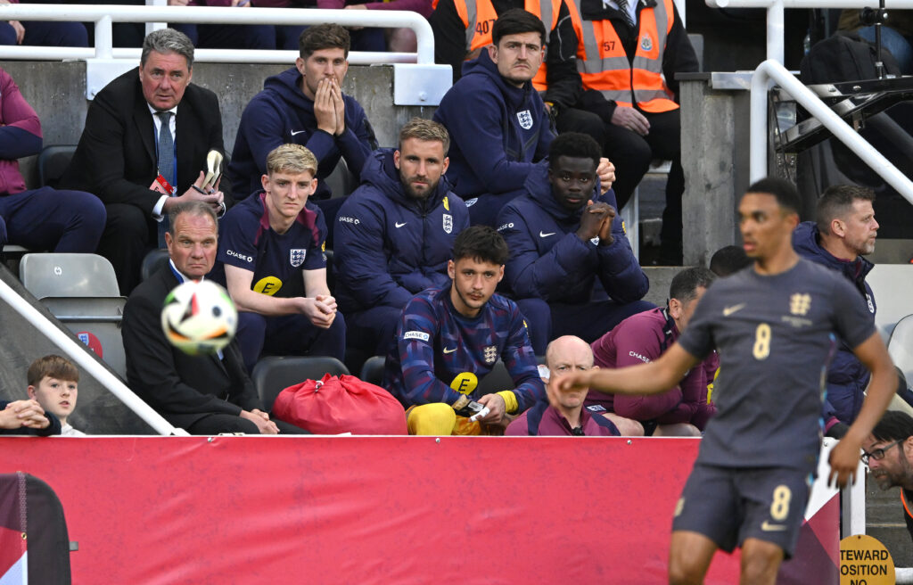 Luke Shaw con l'Inghilterra