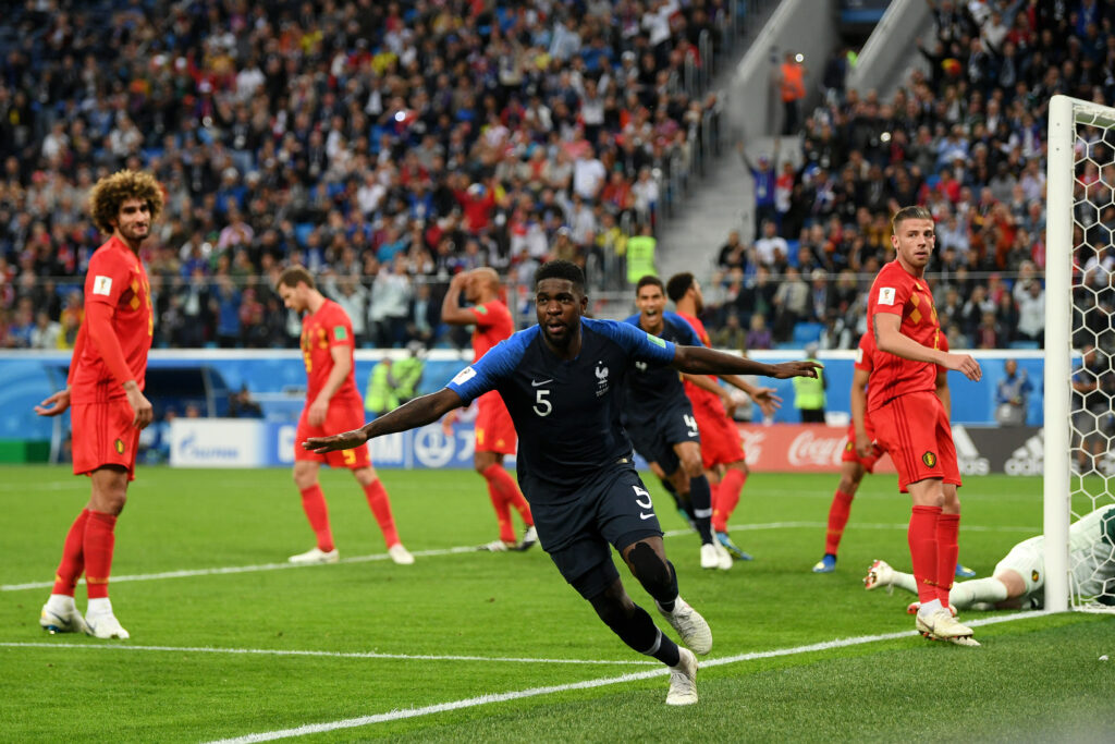 Mondiali Russia 2018, Semifinale Francia-Belgio (1-0, Umtiti)