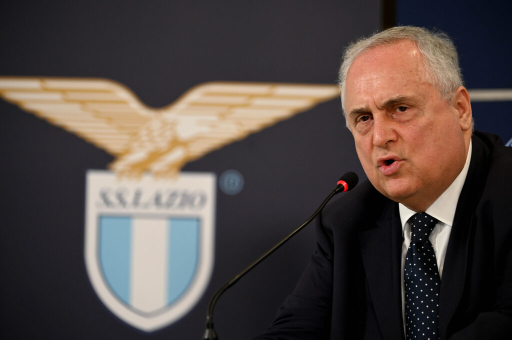 Il presidente della Lazio