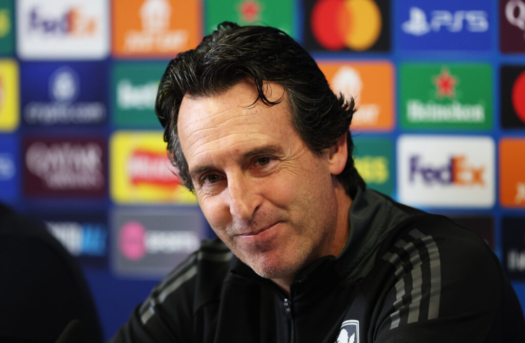 Aston Villa FC Training Session And Press Conference - UEFA Champions League 2024/25 League Phase MD2