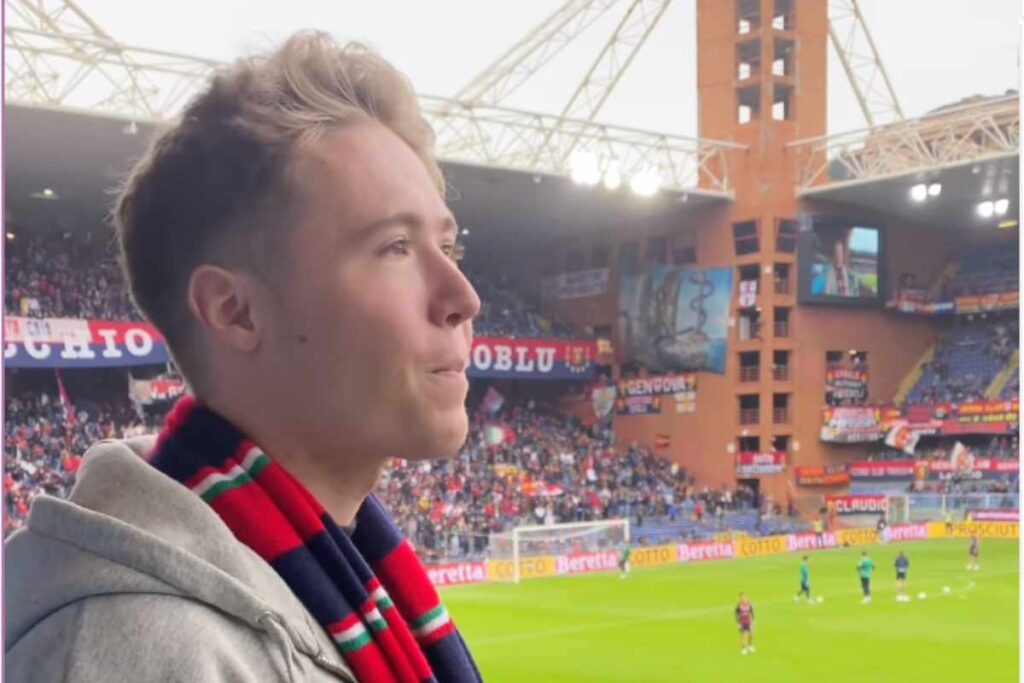 Alfa cantante e tifoso del Genoa