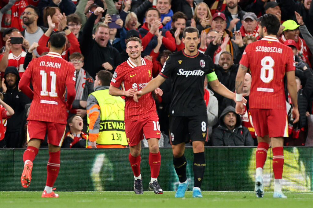 Champions League, Liverpool-Bologna 2-0