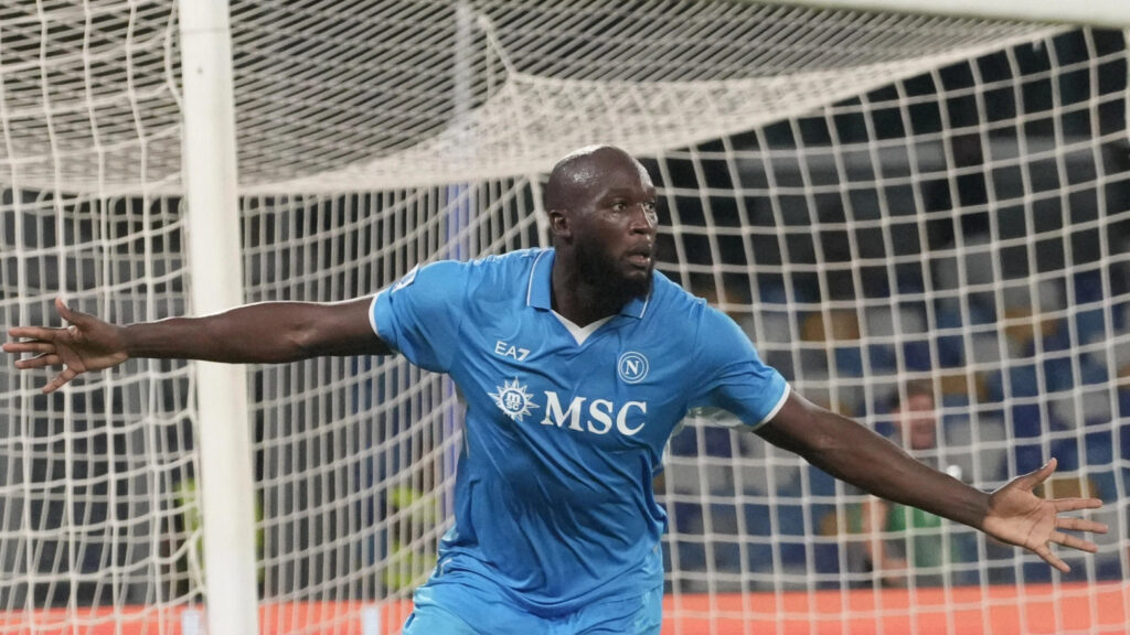 Romelu Lukaku, attaccante del Napoli e del Belgio