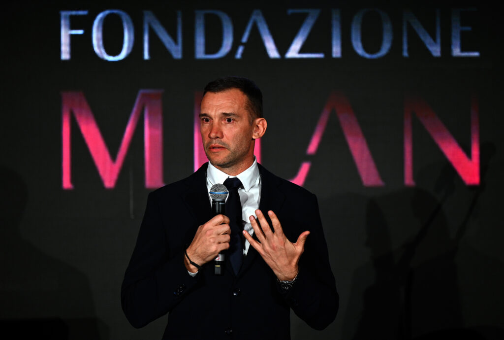 Shevchenko, presidente Federazione ucraina, ex attaccante del Milan