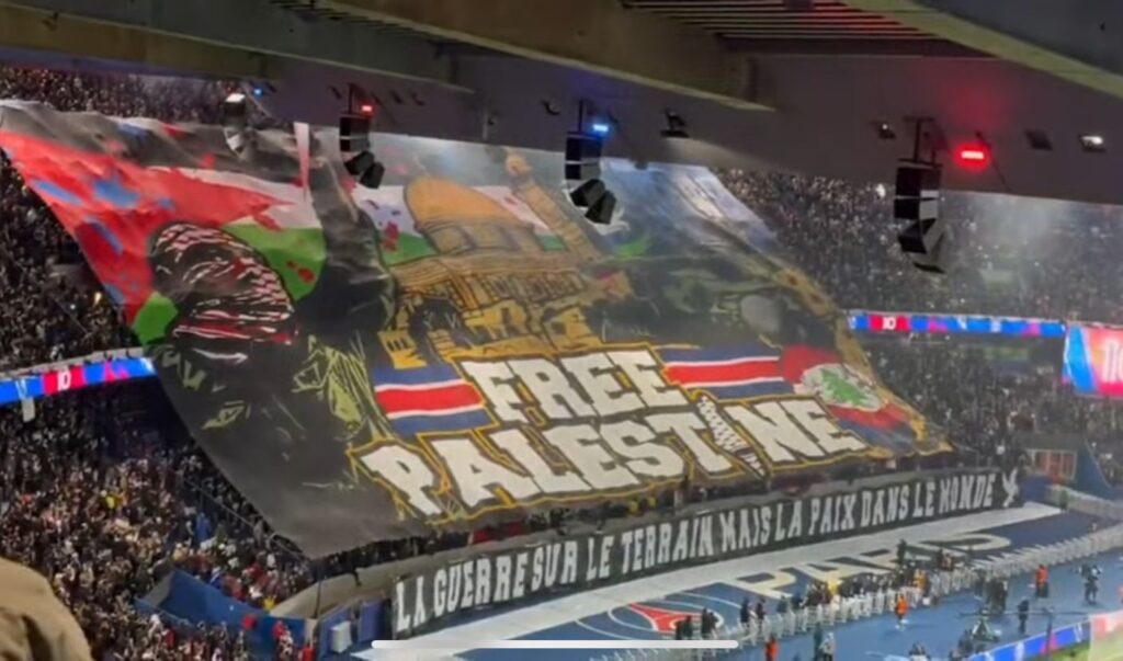 PSG Atletico Madrid Palestina