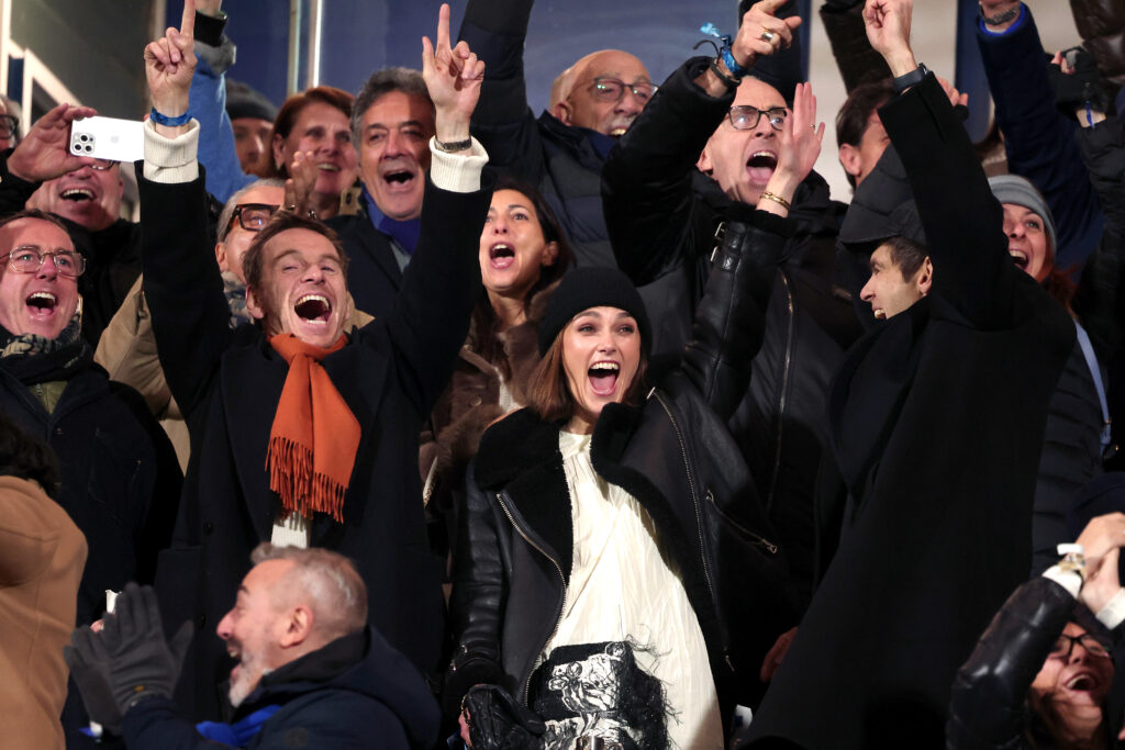 Celebrities Sightings At Como 1907 Vs Roma Football Match