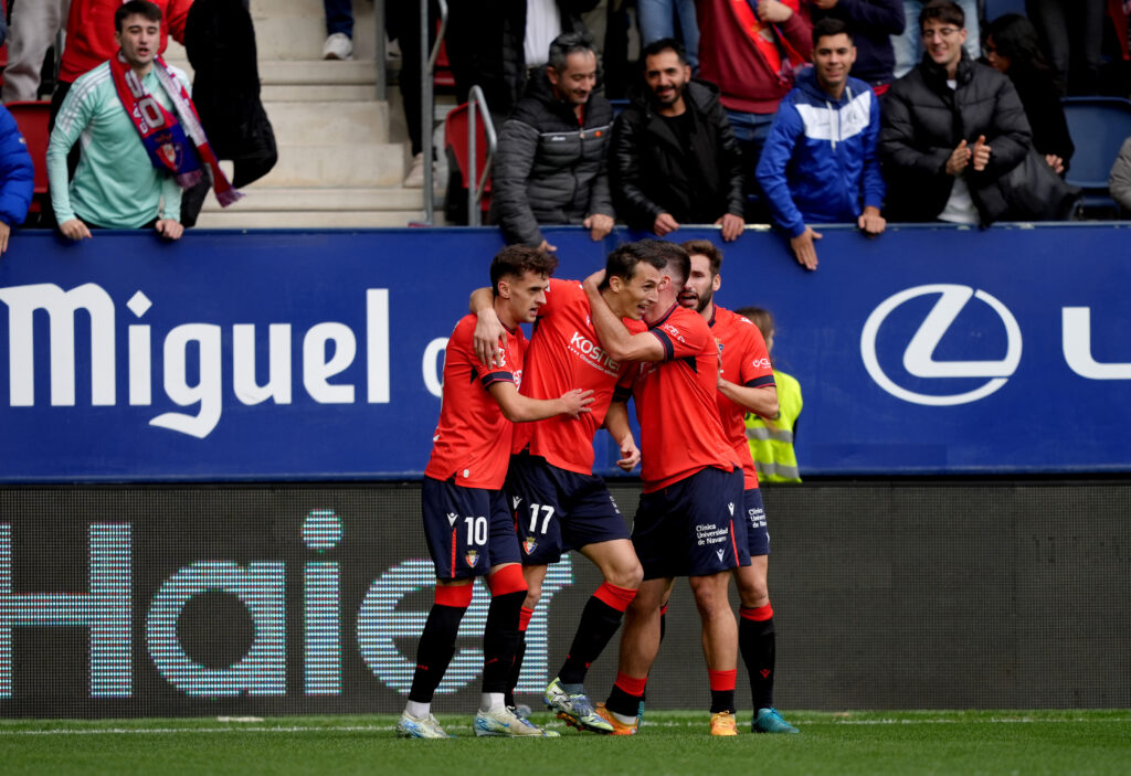 Esultanza Osasuna