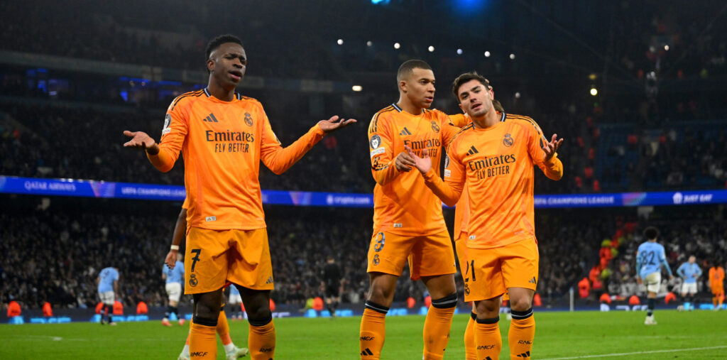 Manchester City v Real Madrid C.F. - UEFA Champions League 2024/25 League Knockout Play-off First Leg