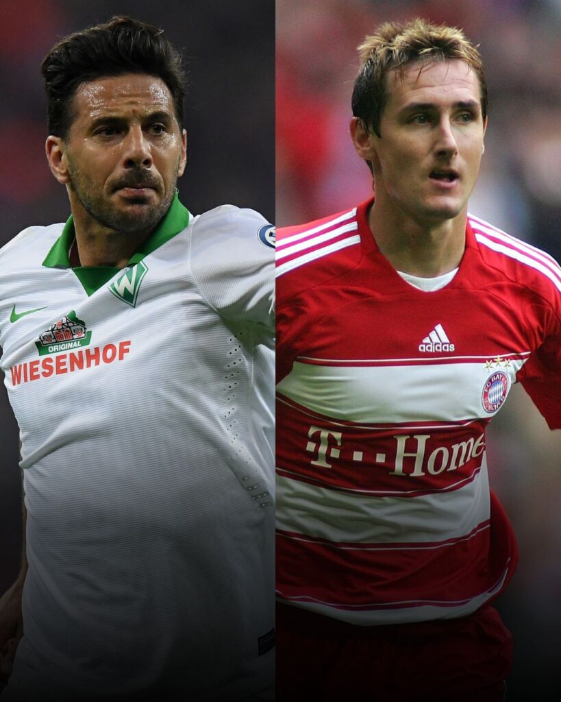 Da Pizarro a Klose: tra i doppi ex storici di Bayern-Werder Brema
