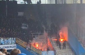 Derby dell'Est, disordini in Hansa Rostock-Dinamo Dresda (Fonte Video Account X Casual Ultra Official)