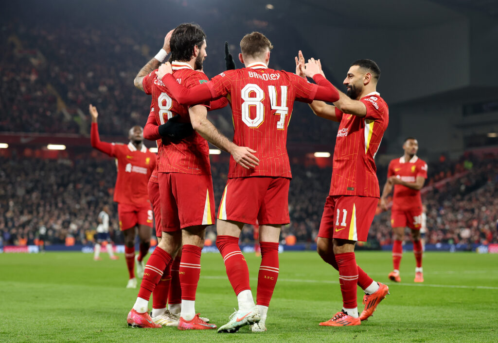 Liverpool v Tottenham Hotspur - Carabao Cup Semi Final Second Leg