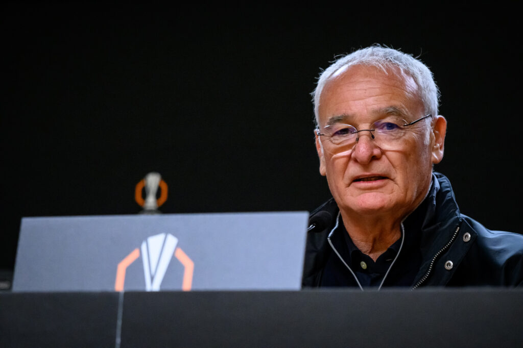 AS Roma Training And Press Conference - UEFA Europa League 2024/25 League Knockout Play-off First Leg