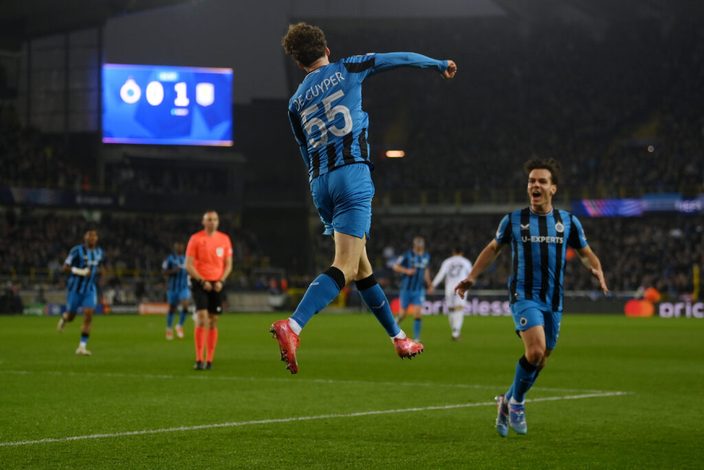 Club Brugge KV v Aston Villa FC - UEFA Champions League 2024/25 Round of 16 First Leg