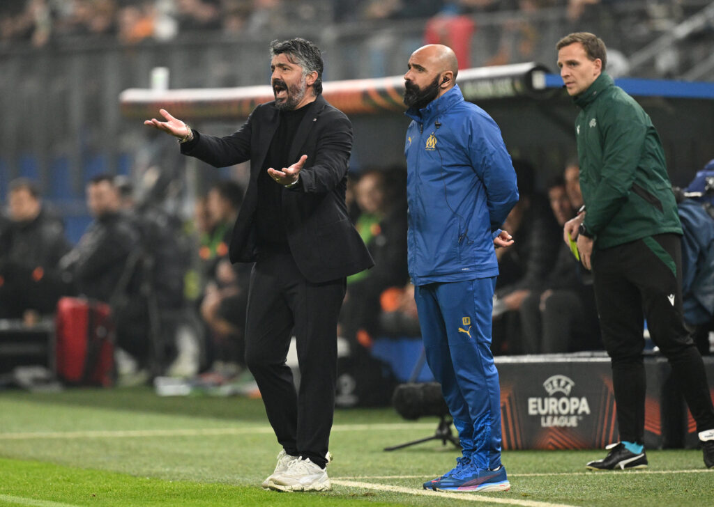 FC Shakhtar Donetsk v Olympique de Marseille: Knockout Round Play-offs First Leg - UEFA Europa League 2023/24
