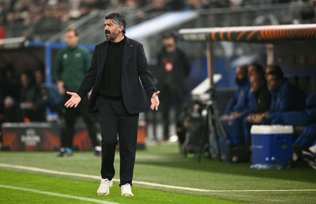 FC Shakhtar Donetsk v Olympique de Marseille: Knockout Round Play-offs First Leg - UEFA Europa League 2023/24