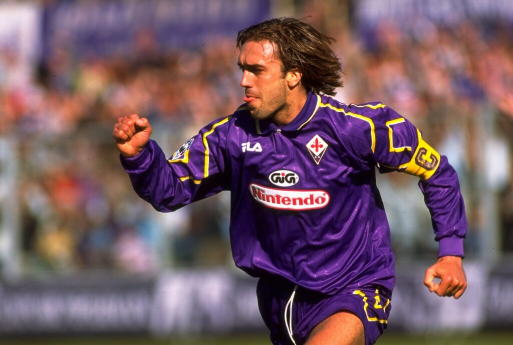 Gabriel Batistuto of Fiorentina