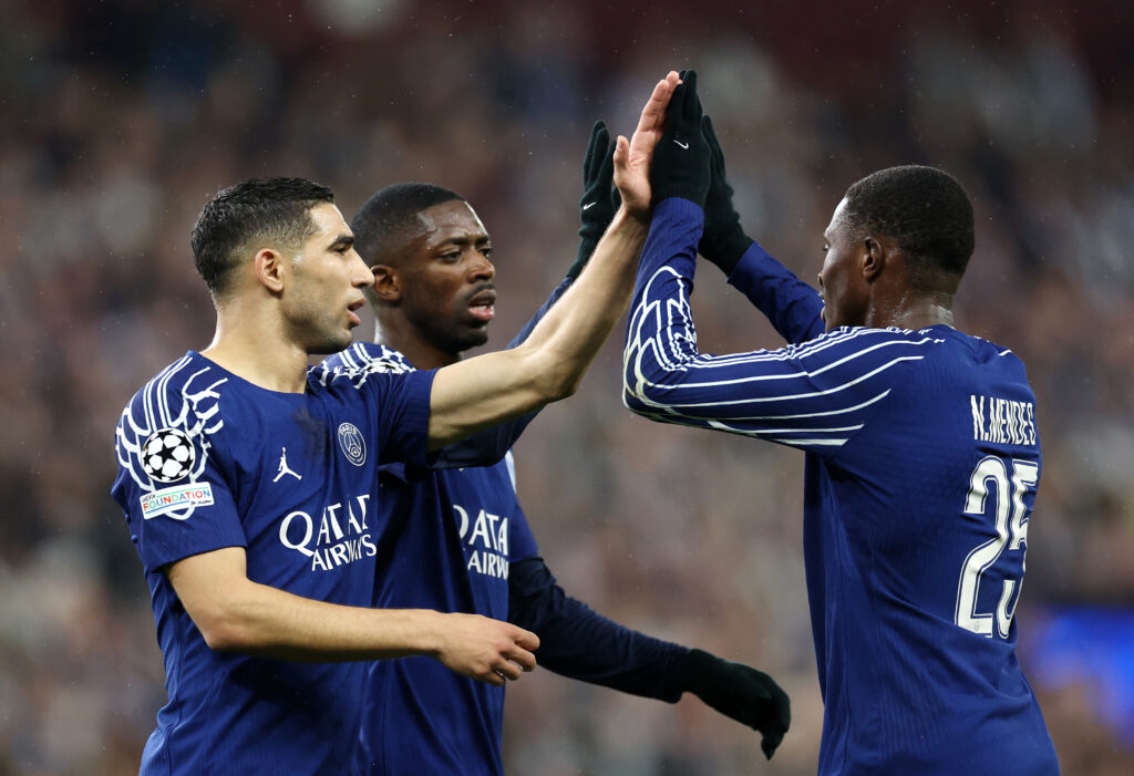 Aston Villa FC v Paris Saint-Germain - UEFA Champions League 2024/25 Quarter Final Second Leg