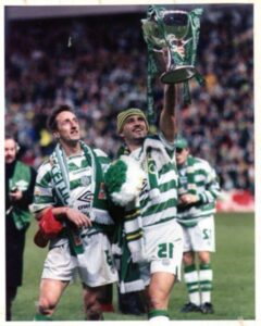 Enrico Annoni con il Celtic