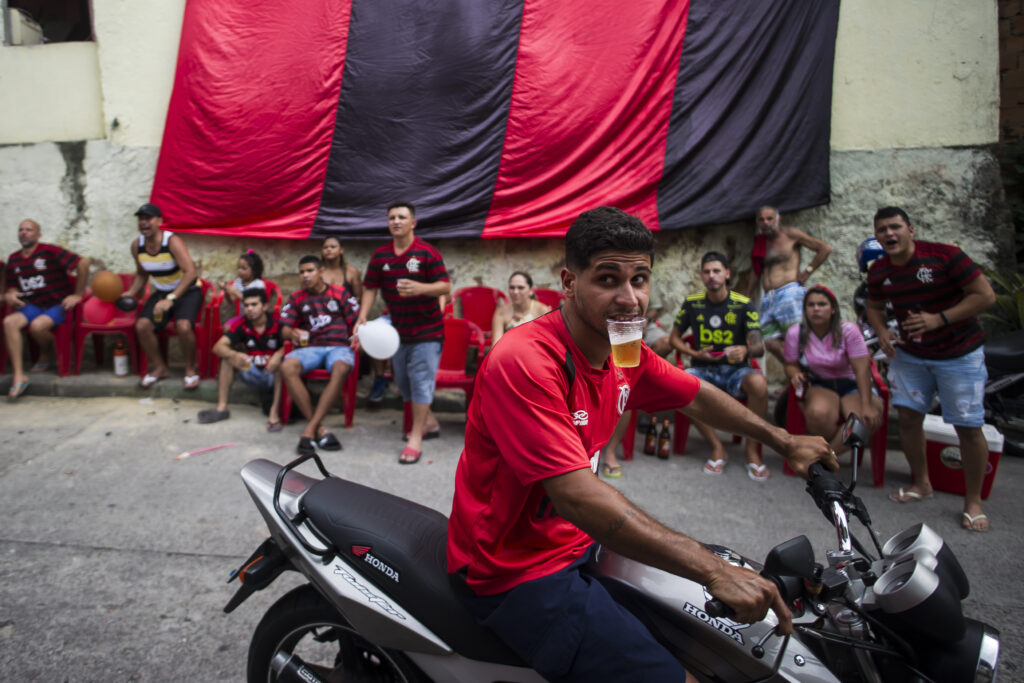 Flamengo Fans Watch the FIFA Club World Cup Qatar 2019 Final Against Liverpool