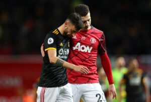 Bruno Fernandes e Diogo Dalot, Manchester United