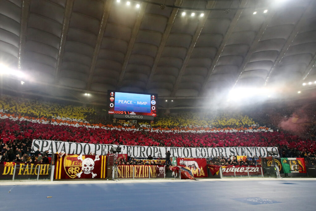 AS Roma v Brighton &amp; Hove Albion: Round of 16 First Leg - UEFA Europa League 2023/24