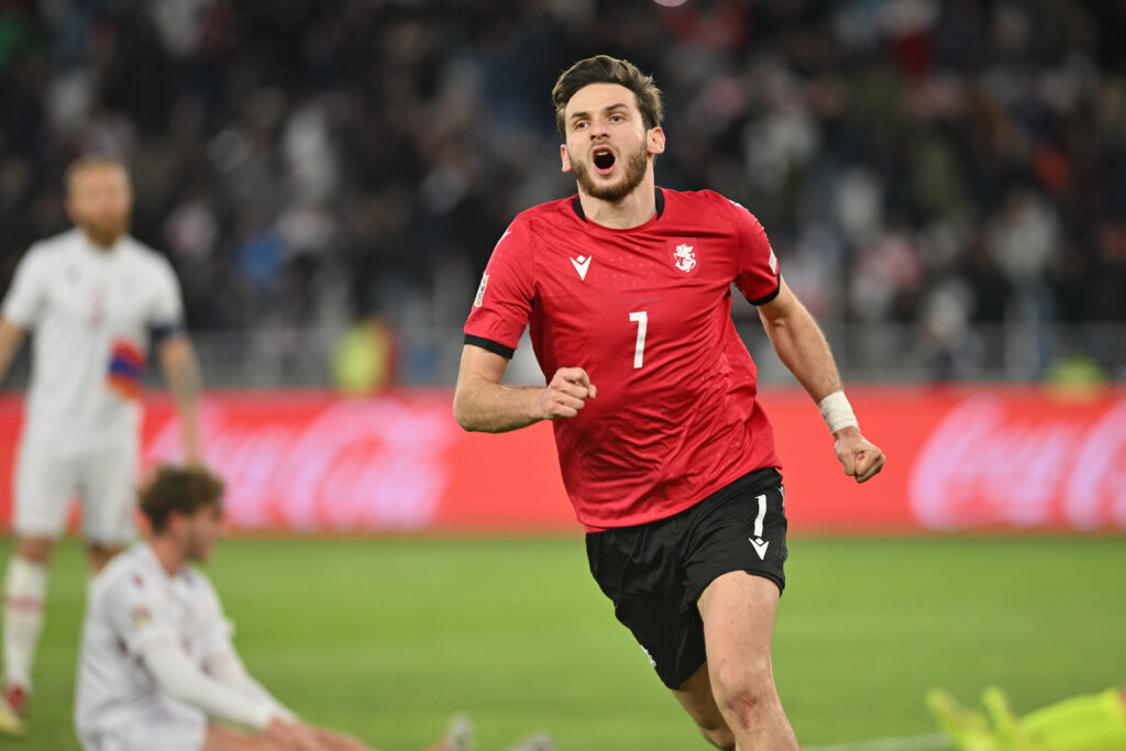Georgia v Armenia - UEFA Nations League 2024/25 League B/C Play-offs Second Leg