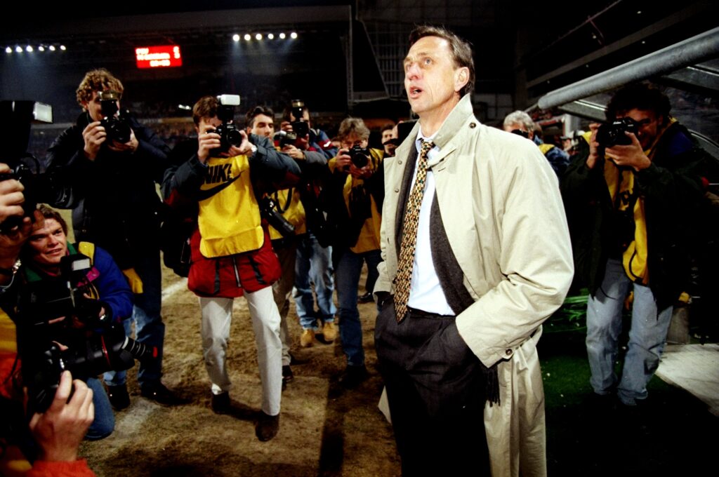 Johan Cruyff of Barcelona