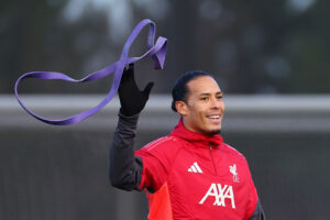 Liverpool FC Training Session And Press Conference - UEFA Champions League 2025/26 League Phase MD6