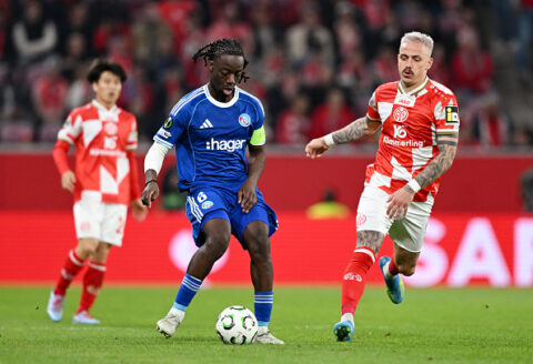 1. FSV Mainz 05 v Racing Club de Strasbourg Alsace - UEFA Conference League 2025/26 Quarter-Final First Leg